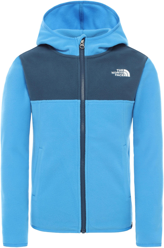 The North Face 2020 Boy s Glacier Full Zip Hoodie Clear Lake Blue