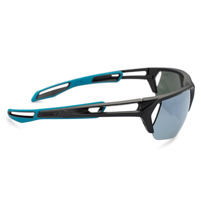 Очки солнцезащитные CEBE Track L 2.0 Black Acapulco Matte-Zone Polarized Grey/Silver AF