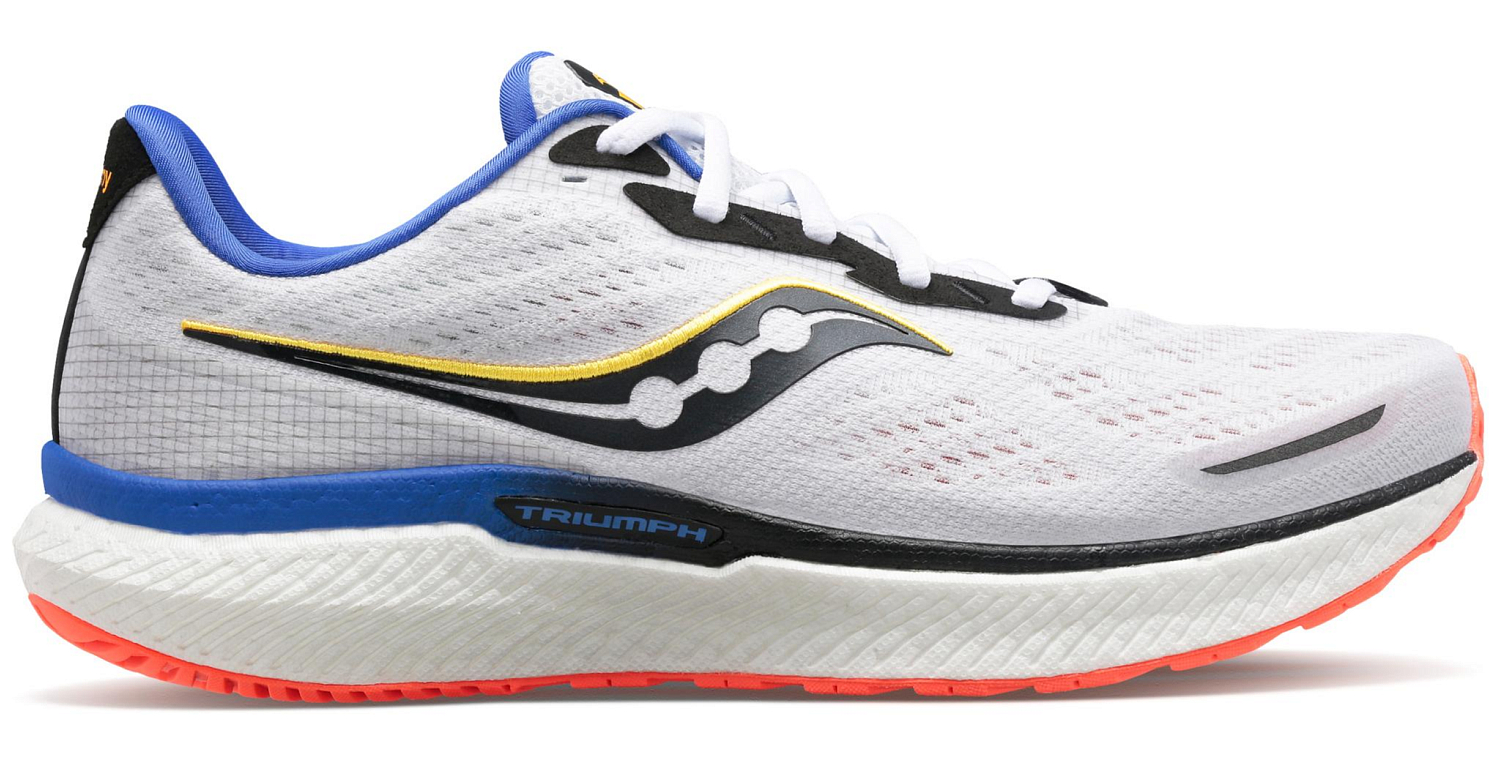 Кроссовки Saucony Triumph 19 White/Black/Vizi