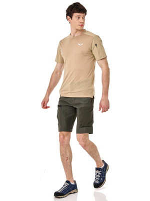 Шорты Salewa Puez Hemp/Dst Dark Olive