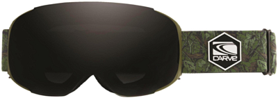 Очки горнолыжные Carve The Boss 6174 Olive duel lens goggle, Grey/Orange