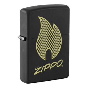 Зажигалка Zippo латунь сталь Black Matte