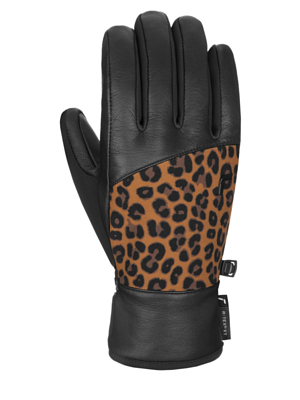 Перчатки REUSCH Beatrix R-TEX XT Black/Brown Leopard