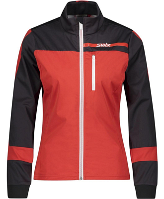 Куртка беговая SWIX Carbon Light Softshell Jacket W Fiery Red