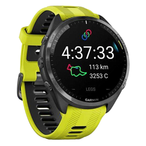 Часы Garmin Forerunner 965 47мм Черный/Серый/Желтый