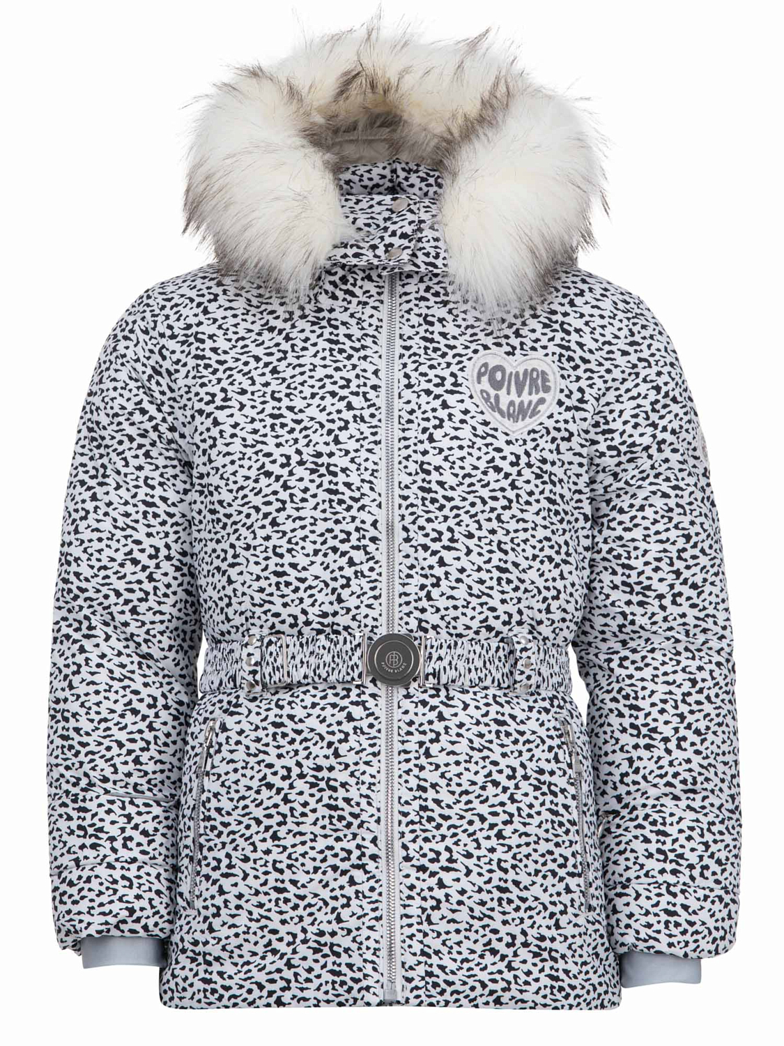 Куртка горнолыжная детская Poivre Blanc W24-1201-BBGL Kids Jaguar Off Black