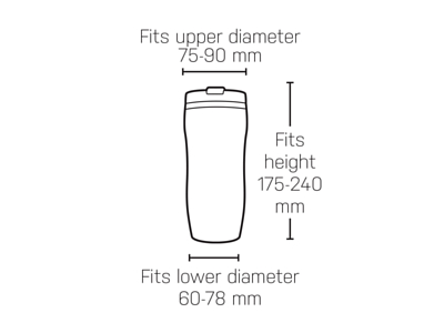 Крепление TOPEAK для стакана Modula Java Cage, For 12Oz And 16Oz Coffee Tumbler