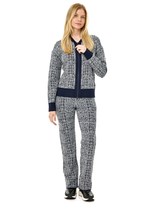 Флис Poivre Blanc W24-3500-WO Tweed Gothic Blue