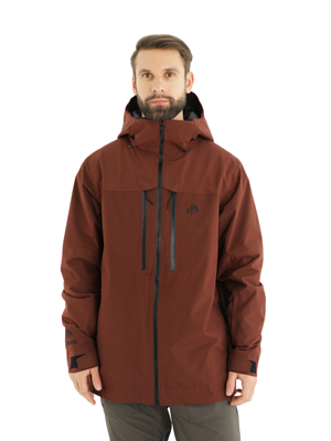 Куртка сноубордическая Jones Mountain Surf Parka Vulcan Red