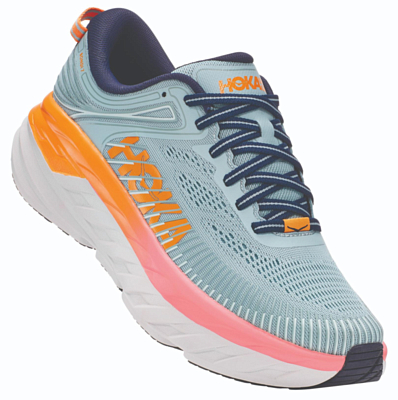 Кроссовки Hoka Bondi 7 Blue Haze/Black Iris