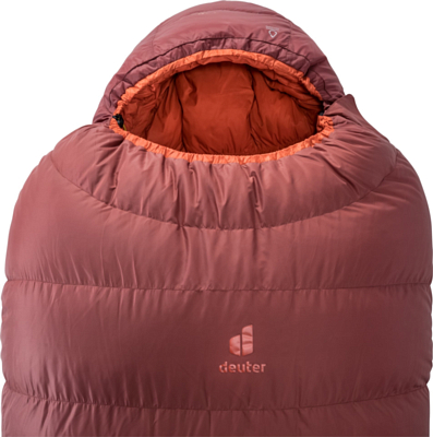 Спальник Deuter Astro Pro 800 левый Redwood/Paprika