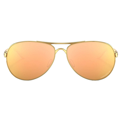 Очки солнцезащитные Oakley Feedback Polished Gold-Prizm Rose Gold Polarized