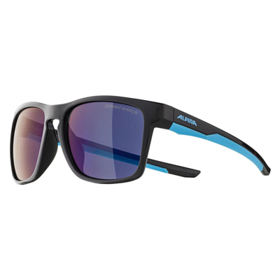 Очки солнцезащитные ALPINA Flexxy Cool Kids I Black-Cyan Gloss/Blue Mirror Cat. 3