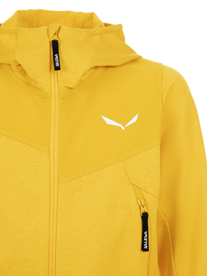 Флисовая куртка детская Salewa Agner Melange Hooded Gold Melange