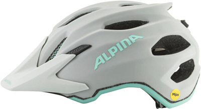 Велошлем ALPINA Apax Jr. Mips Smoke-Grey Turquoise Matt