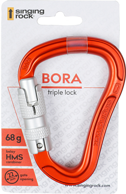 Карабин Singing Rock Bora Triple Lock Orange