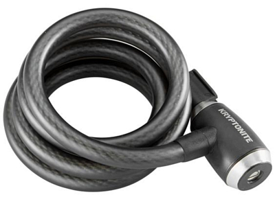 Замок велосипедный Kryptonite Kryptoflex 1518 Key Cable 15mm x 180cm, Straight