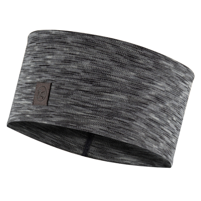 Повязка Buff Merino Wide Multistripes Fog Grey