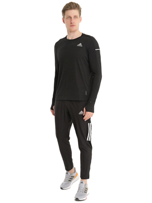 Толстовка беговая Adidas Cooler Longslee Black