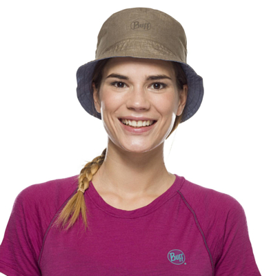 Панама Buff Travel Bucket Hat Zadok Blue-Olive