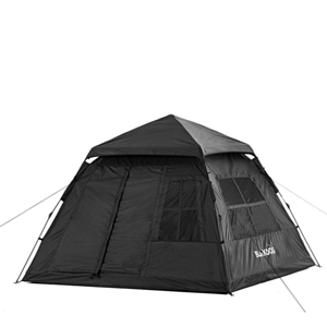 Палатка кемпинговая BlackDog Two Doors And Four Windows Tent Vinyl Black