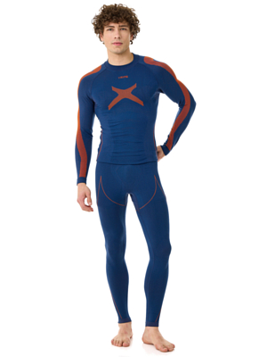 Комплект термобелья VIKING Primeone Man Set Navy/Orange