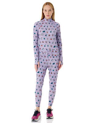 Комбинезон AIRBLASTER Women's Hoodless Ninja Suit Lav Camp Print