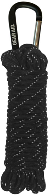 Паракорд Gear Aid 550 Paracord 9 м Black/Reflective