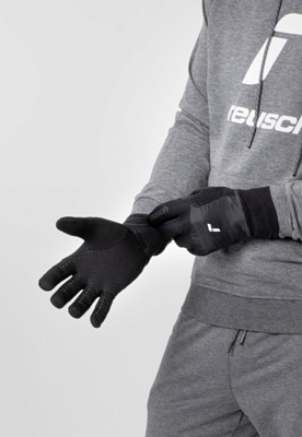 Перчатки REUSCH Garhwal Hybrid TOUCH-TEC Black/Silver