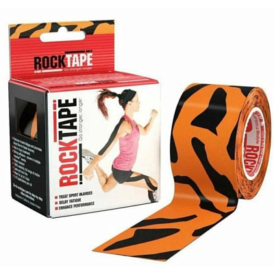 Кинезиотейп Rocktape Design, 5см х 5м Tiger