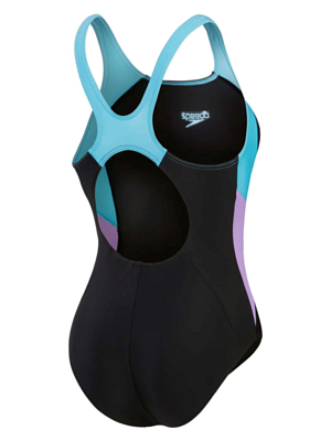 Купальник Speedo Colourblock Splice Muscleback Black/Purple