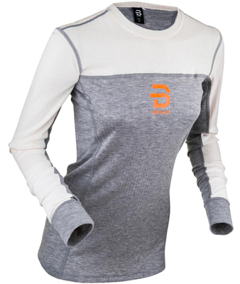 Термобельё верх Bjorn Daehlie Performance-Tech Long Sleeve Wmn Light Grey Melange