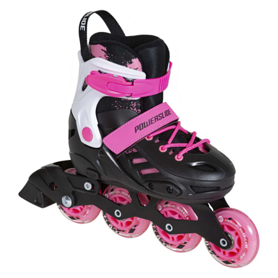 Роликовые коньки Powerslide Khaan Junior SQD Black/White/Pink