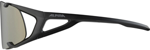 Очки солнцезащитные ALPINA Hawkeye Q-Lite Black Matt/Q-Lite Silver Mirror, Cat. 3,Hypdophobic, Fogstop