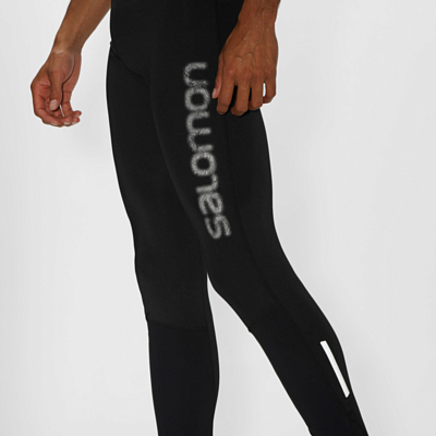 Тайтсы беговые SALOMON Agile Long Tight M Black/Nocturne