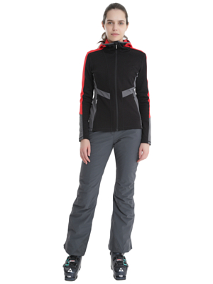 Толстовка HEAD Jasmine Midlayer Fz W Black/Red