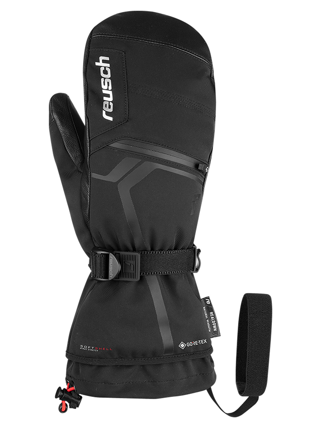 Варежки REUSCH Down Spirit GTX Black/Silver