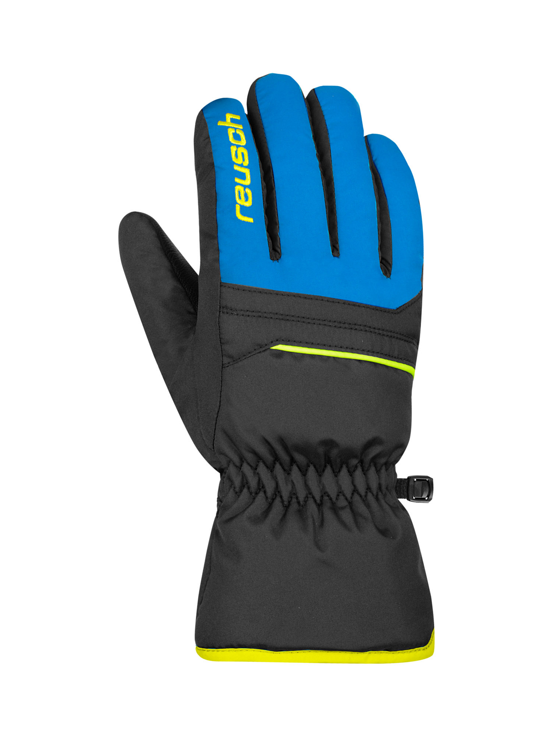 Перчатки REUSCH Alan Junior Blck/Bril Blu/Safety Yell