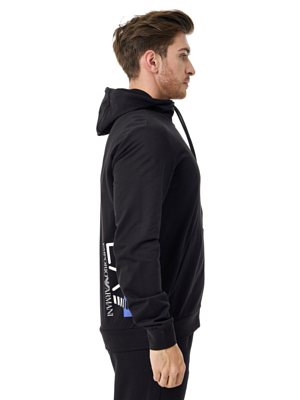 Толстовка EA7 Emporio Armani Train Visibility Hoodie FZ Coft Black