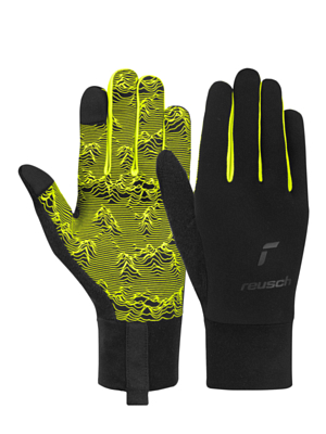 Перчатки REUSCH Liam TOUCH-TEC Black/Safety Yellow