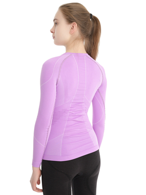 Термобельё верх Accapi Polar Bear Seamless Pink Fluo White