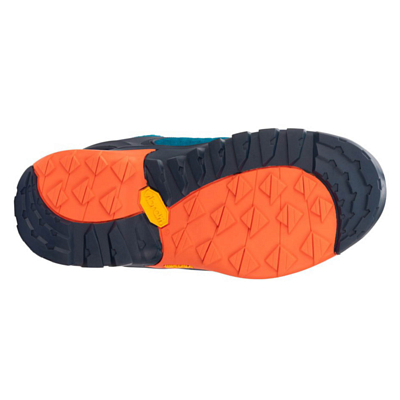 Ботинки детские Trollkids Kids Gjende Hiker Low Atlantic Blue/Dark Navy/Glow Orange