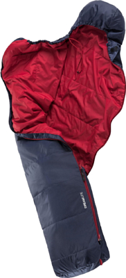 Спальник Deuter Dreamlite L левый Navy/Cranberry