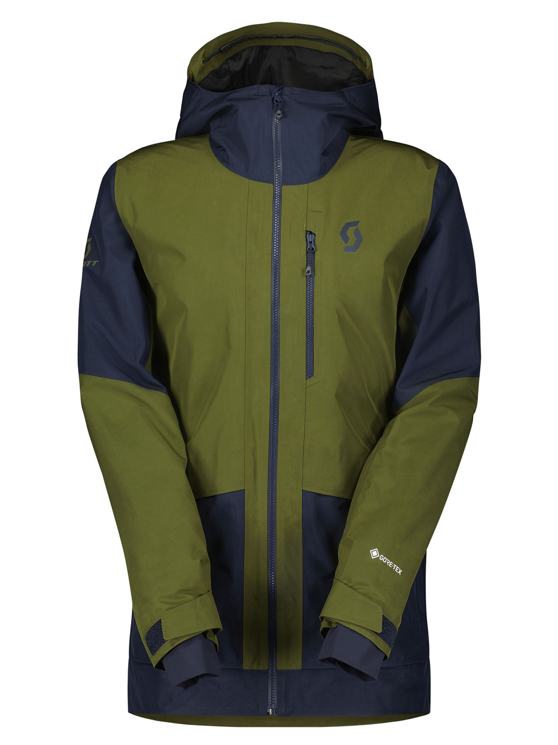 Куртка горнолыжная SCOTT Vertic Gtx 2L Dark Blue/Fir Green