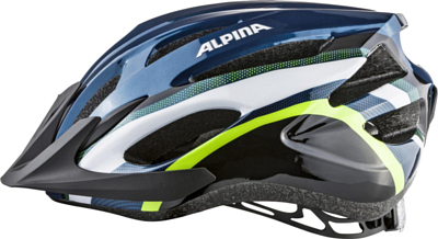 Велошлем ALPINA Mtb 17 Darkblue-Neon Gloss