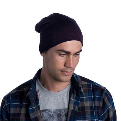 Шапка Buff Merino Heavyweight Hat Solid Denim