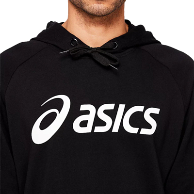 Толстовка беговая Asics Big Asics Oth Hoodie Performance Black/Brilliant White