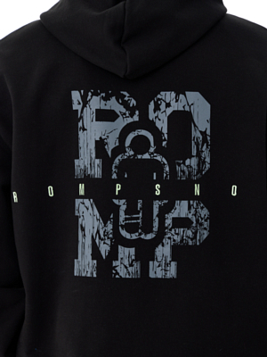 Толстовка ROMP Crack Hoodie M Black