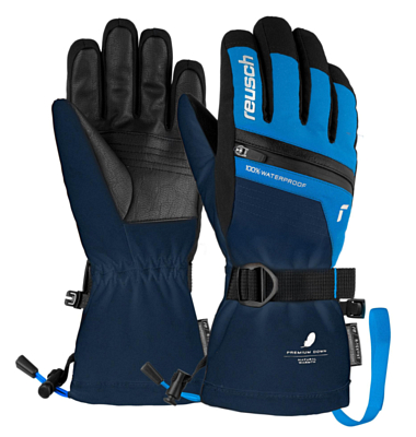 Перчатки детские REUSCH Lando R-TEX XT Junior Dress Blue/Brilliant Blue