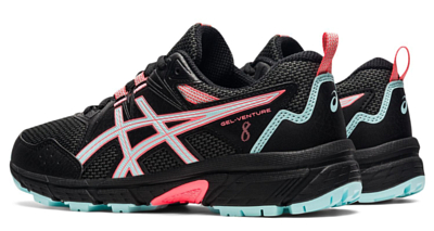 Кроссовки детские Asics Gel Venture 8 GS Black/Clear Blue